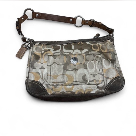 Coach Handbags - Coach Multi-Color Signature Shoulder Bag